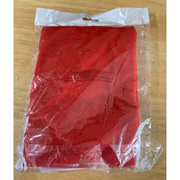 New Christmas House Santa Hat Chair Cover Felt red White OSFM - Picture 3 of 3